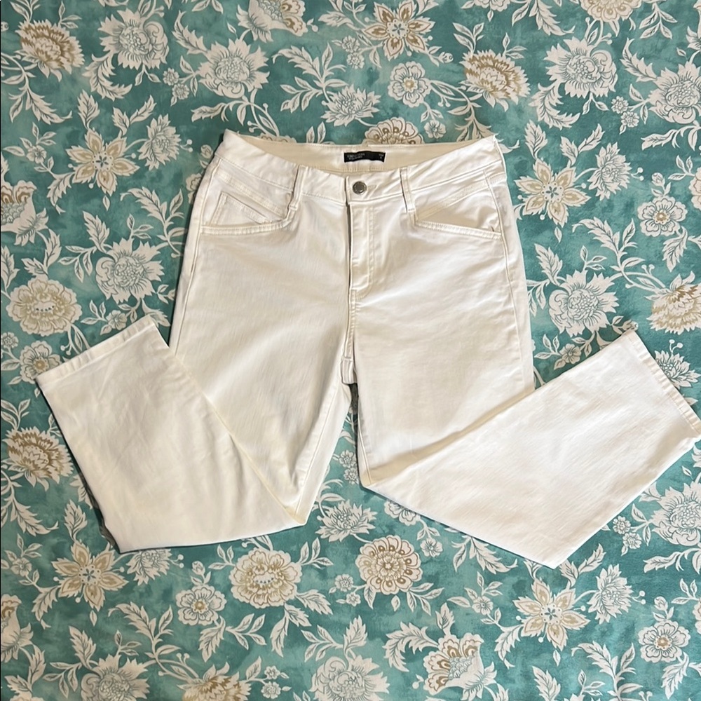 Simply Vera Vera Wang White Denim Crop